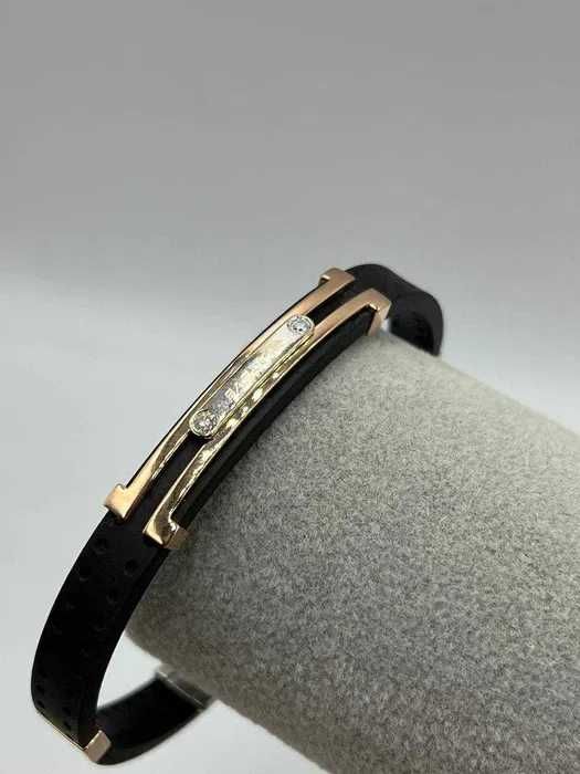 Bransoletka złota 18K z brylantami 24.07g