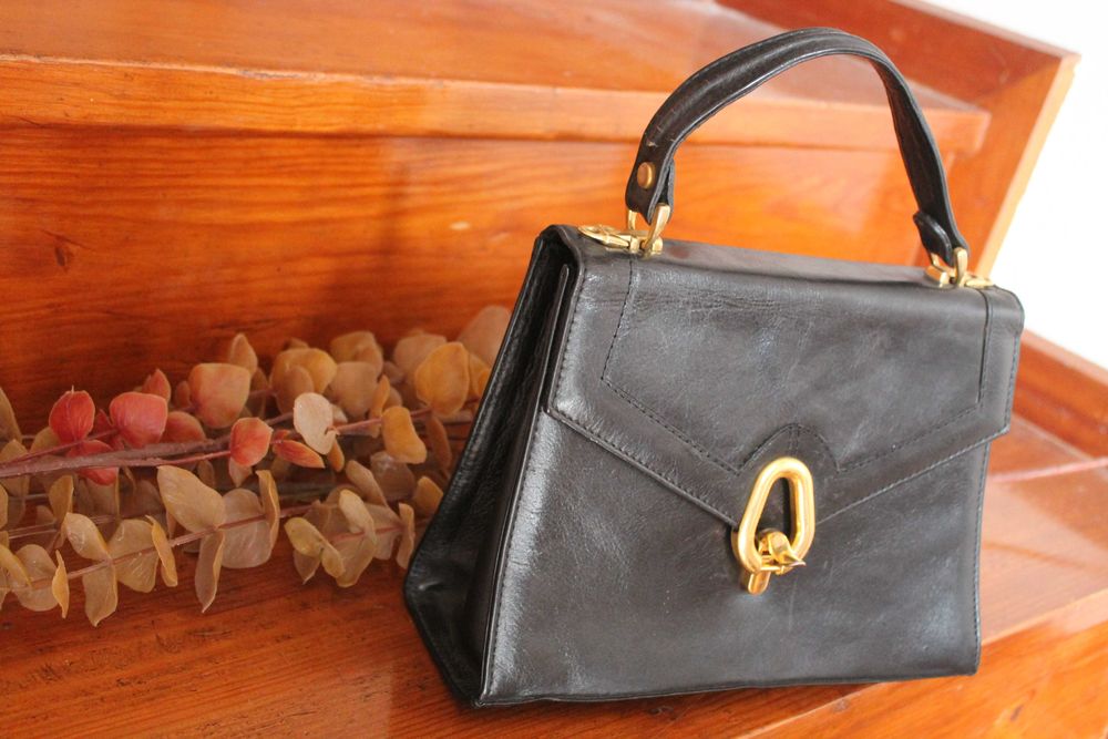 Mala de mão em pele