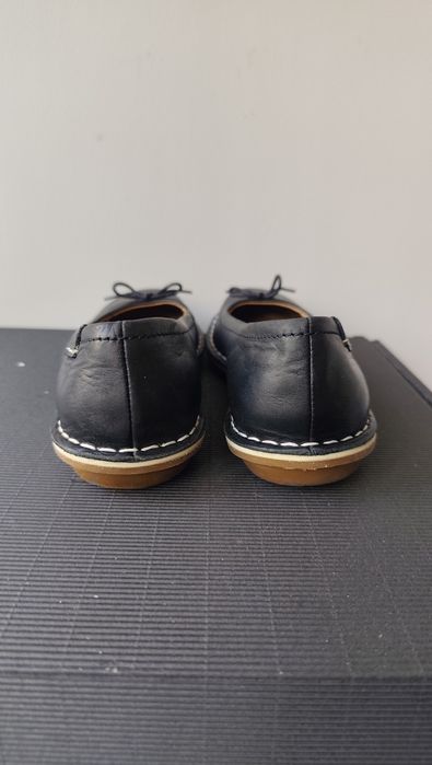 Skórzane balerinki Clarks Artisan 37 czarne, wkładka 23,5 cm