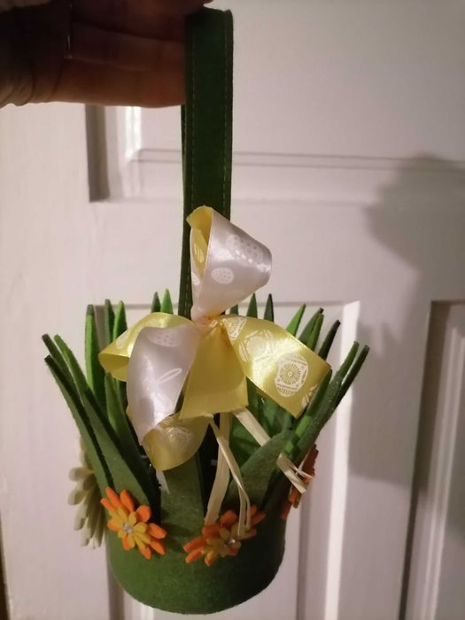 Koszyk wielkanocny filc dla dziecka