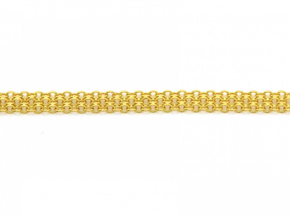 Złota bransoletka Bismark 3,8mm pr585