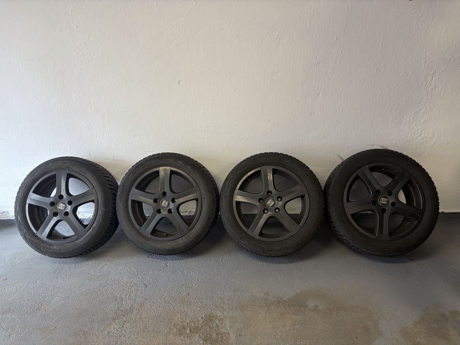 Felgi z oponami zimowymi seat/volkswagen/skoda 16