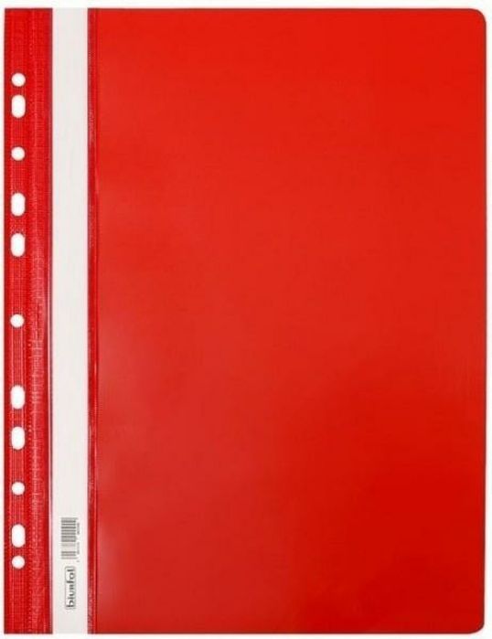 Skoroszyt A4 zawieszany PCV czerwony (20szt) Biurfol folia,