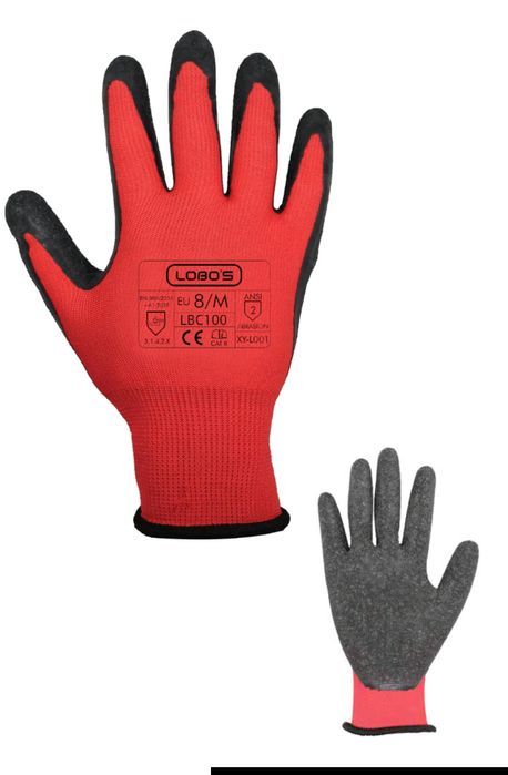 Luva em Malha com Palma Revestida