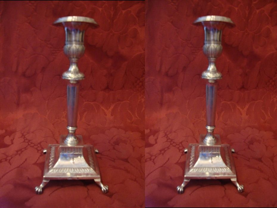 Taça de pé com tampa Art deco