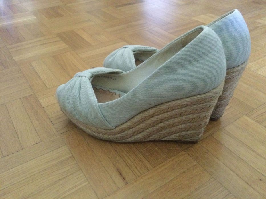 Sapatos de Verão Mango azul