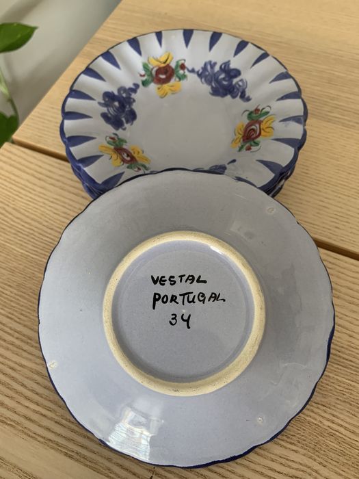 4 Pratos Antigos VESTAL