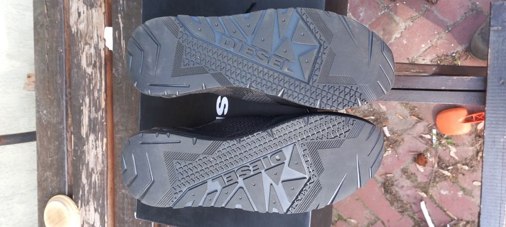 Buty DIESEL S-KBY low sneakersy Mesh Grey Camouflage roz.43