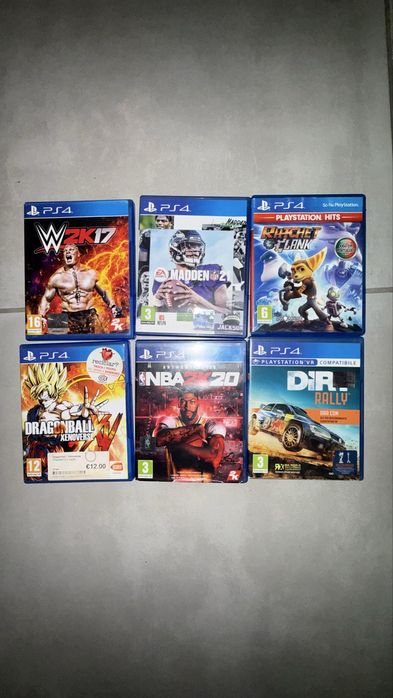 6 jogos da ps4 novos