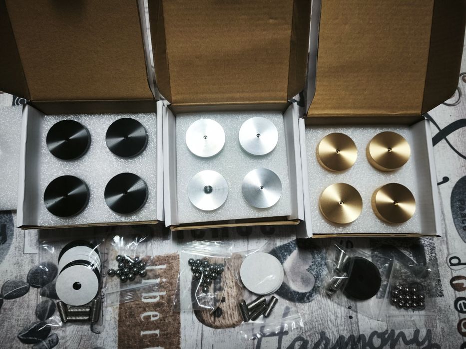 3 conjuntos de 4 pés almofadas de isolamento equipamento musical