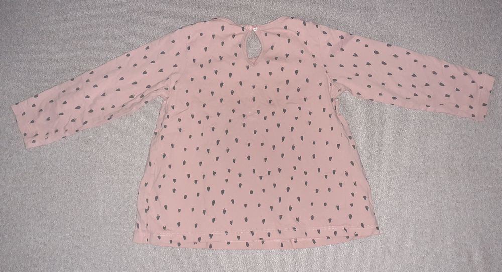 Bluzka tunika 92 H&M Pepco w kratkę 86