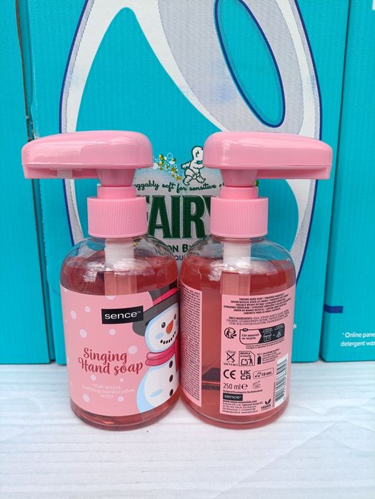 Дитяче музичне рідке мило, з новорічними мелодіями, 250мл-140грн.