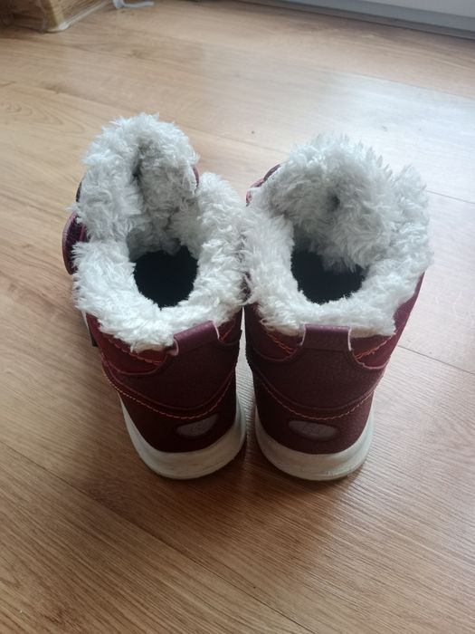 Dziecięce buty zimowe Bejo - kolor burgundowy(rozm 33)