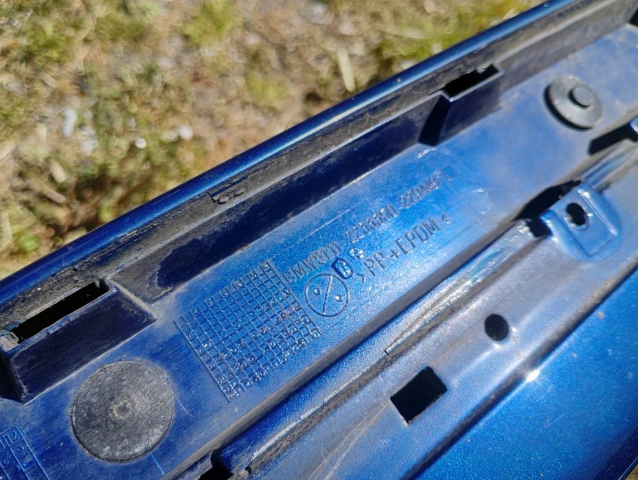 Zderzak przód przedni oryginał listwy M PAKIET M3 BMW E36 Avusblau Met. 276