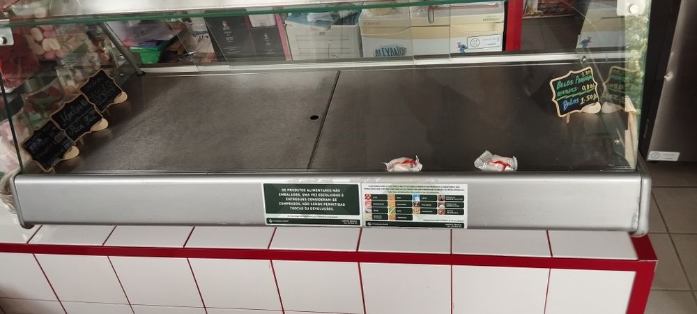 Vitrine expositora de frio iluminada