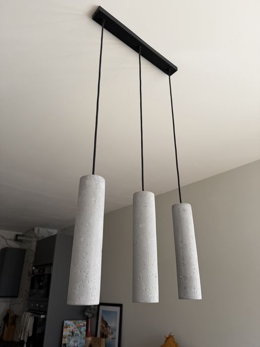 Lampa Black Red White