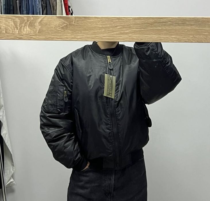 Новий Бомбер MA-1 дутий оверсайз куртка Alpha Industries Schoott type