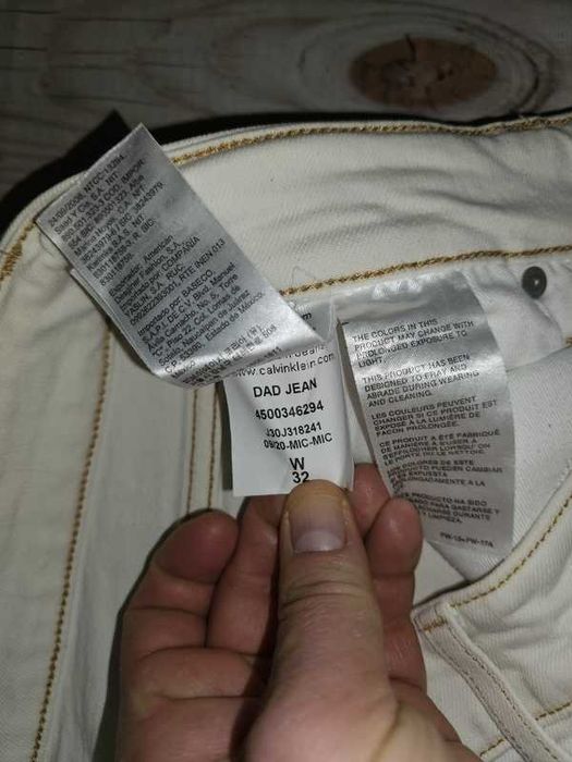 Spodnie Calvin Klein Jeans W32 Dad Jean