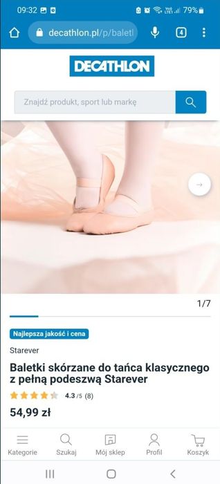 Baletki r 31 Decathlon