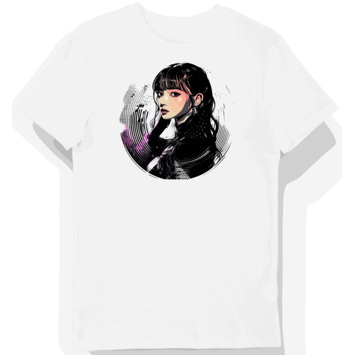 Koszulka męska biała z nadrukiem pop Momoiro Clover Z 3XL