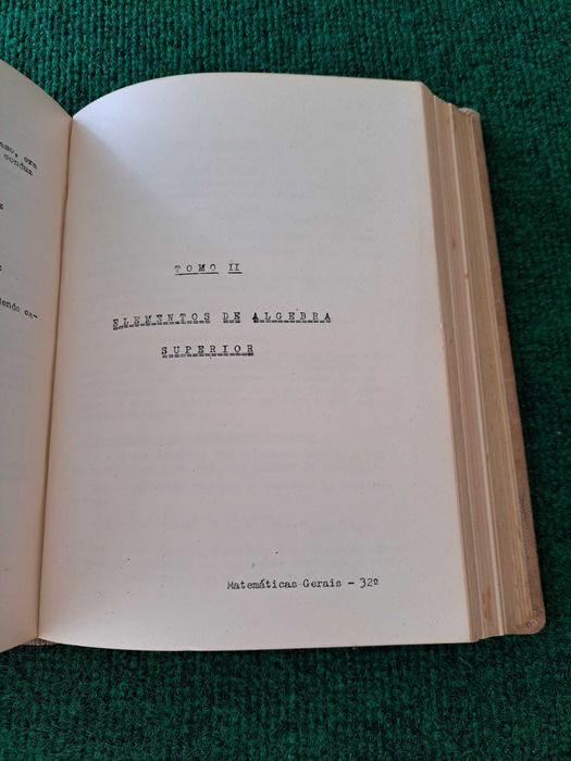 Matemáticas Gerais - 3 Tomos - Prof. Dr. Ferreira de Macedo
