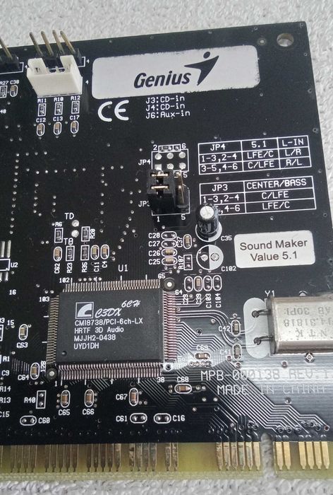 [PC Vintage] Placa som Genius Sound Maker - PCI