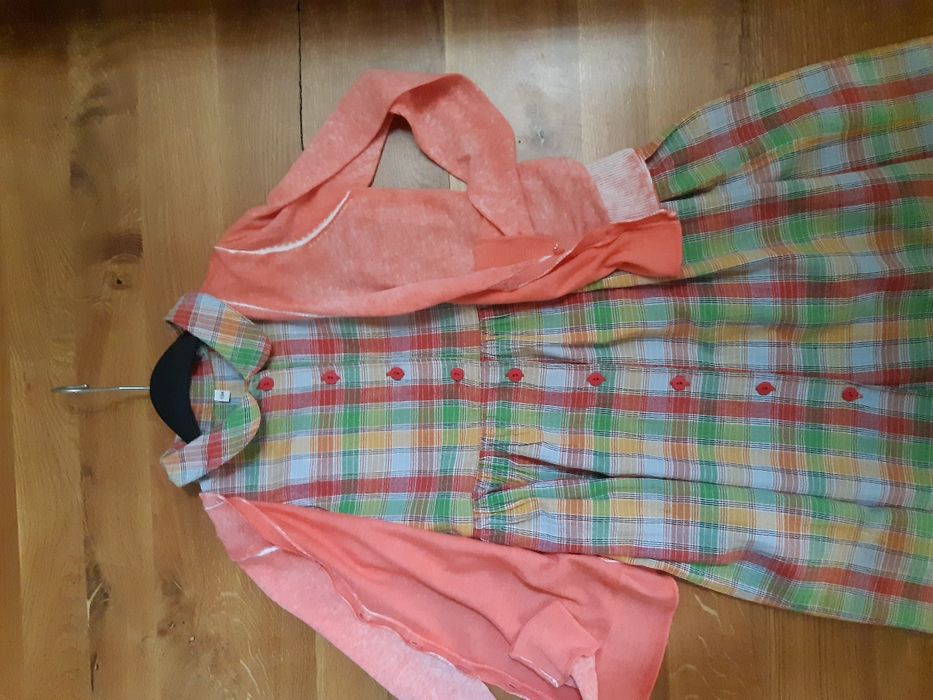 Urokliwy mega delikatny sweterek ombre cotton extra r 134