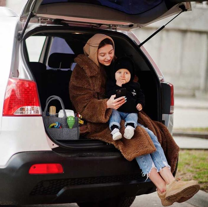 Organizer na pieluchy dla niemowląt składany pojemny praktyczny torba