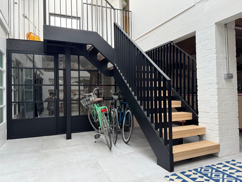 Balustrady stalowe ,malowane proszkowo