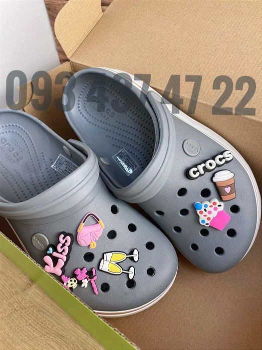 Жіночі Крокси Сабо Crocs Crocband Platform на Платформі Crocs Crocs