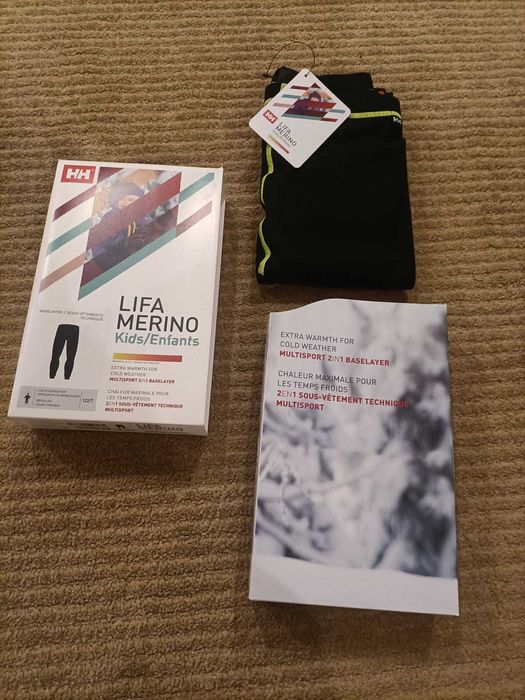 Calça térmica Helly Hansen Lifa Merino nova