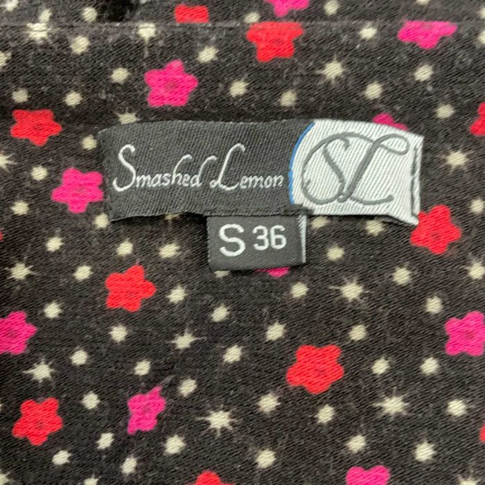 Czarna spódnica w kwiatuszki Smashed Lemon 36 S