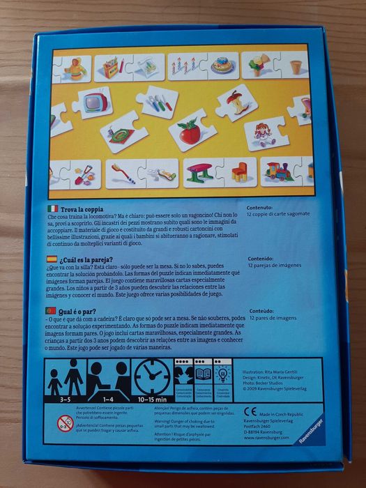 Puzzle Qual é o Par? 3-5 anos Ravensburger