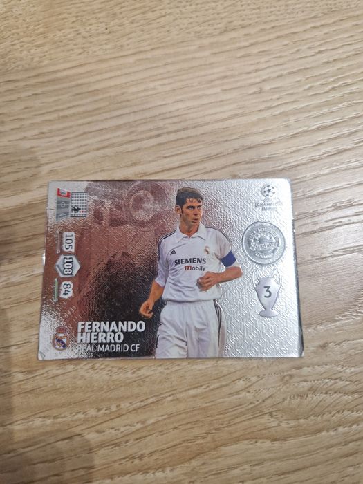 Karta Panini UEFA Champions League – Fernando Hierro