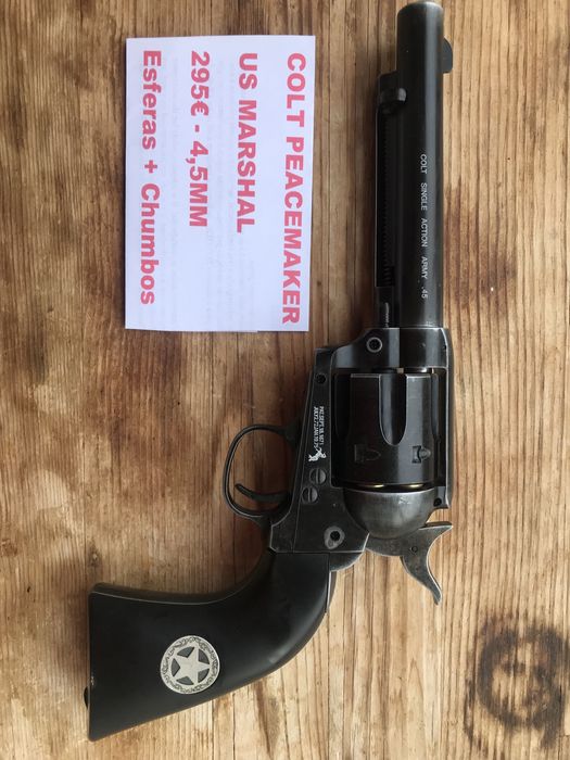 Revólver Pressão de ar Western Colt PEACEMAKER - Carabina Winchester 1873 Cowboy