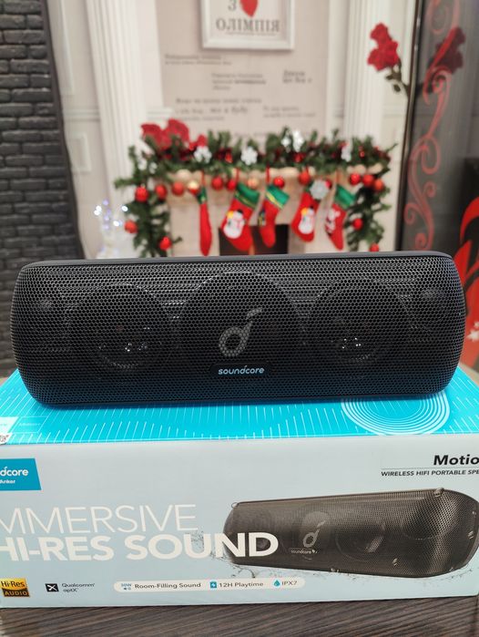 Портативна акустика Anker Soundcore Motion Plus Black ,30W, Hi-Res