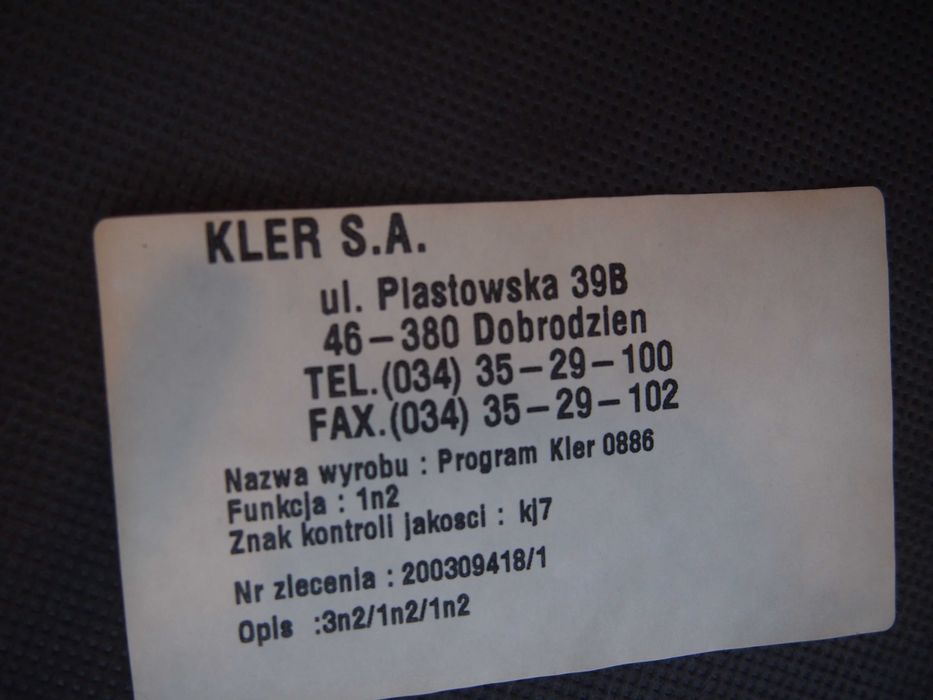 Komplet mebli skórzanych marki Kler stan idealny.