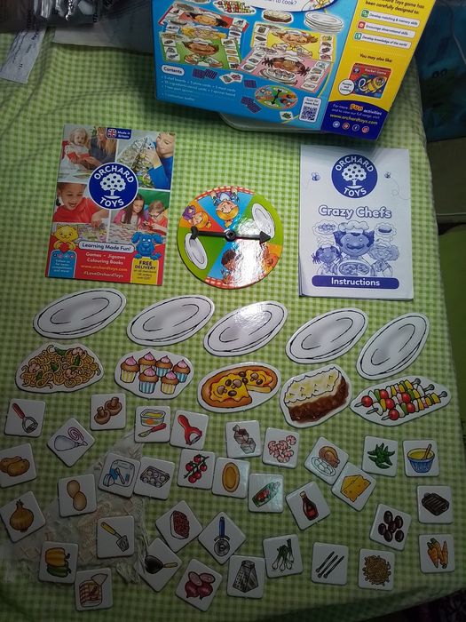 Orchard toys. Crazy chefs. Не хватает 1 элемента- карточки