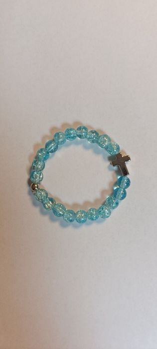 Bransoletka różaniec na rękę handmade