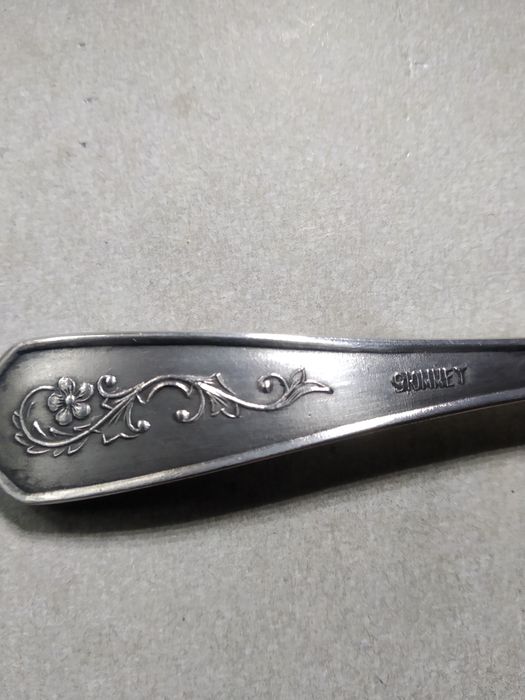 Ложечки чайные мельхиоровые.