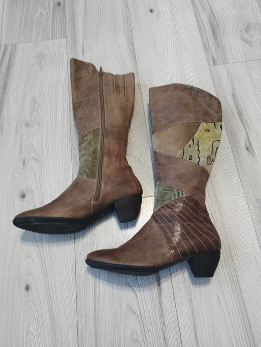 Buty kozaki kozaczki wysokie do kolana Think! 40