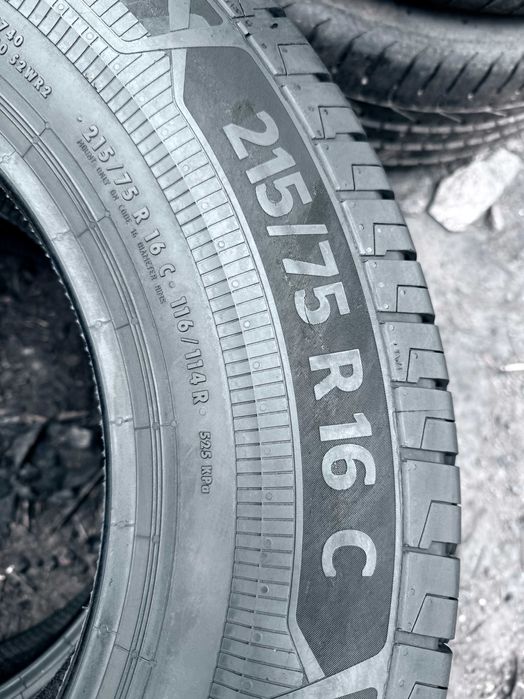 215 75 16 C Continental Vancontact Eco НОВІ 2023 літо