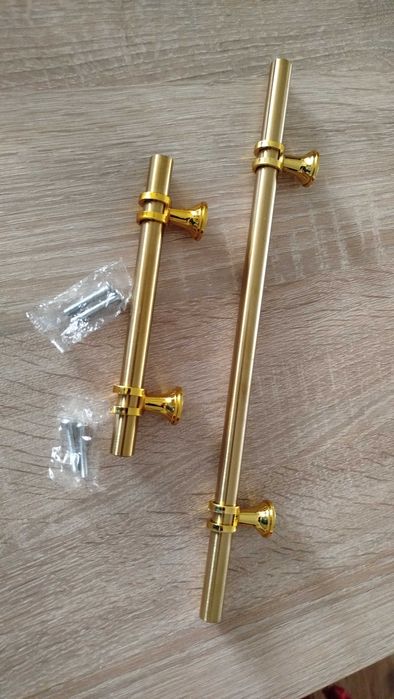 Uchwyty do mebli, szafek Złote Metalowe Super cena! 20 sztuk