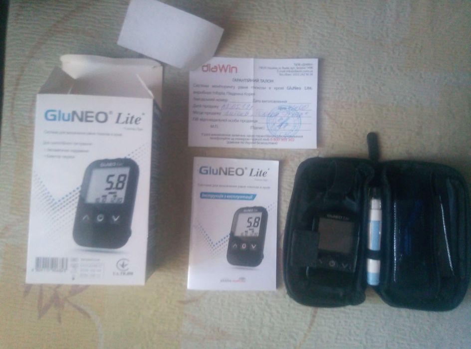 Глюкометр аналізатор крові: GluNEO IGM-1003A