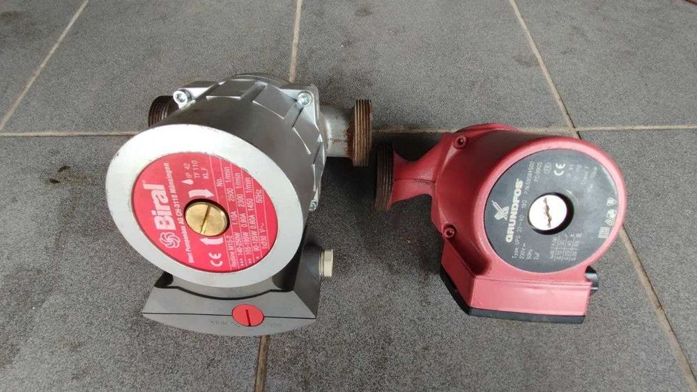 Bombas circuladoras elétricas – Wilo / Grundfos / Biral