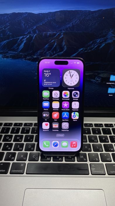 iPhone 14 Pro 128GB Deep Purple Neverlock в ідеальному стані