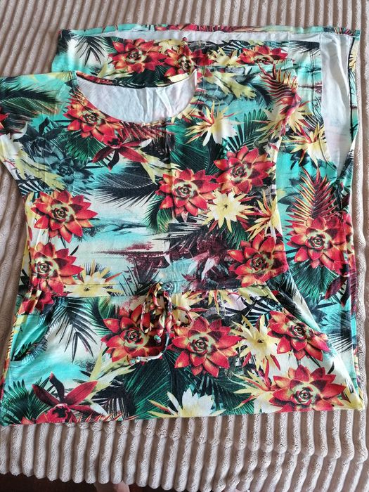 Vestido longo colorido