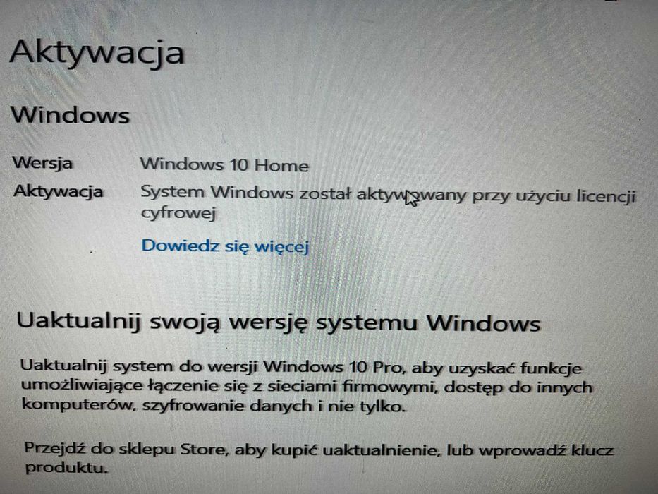 Dell i3 komputer, monitor i głośniki zintegrowane, system Windows 10