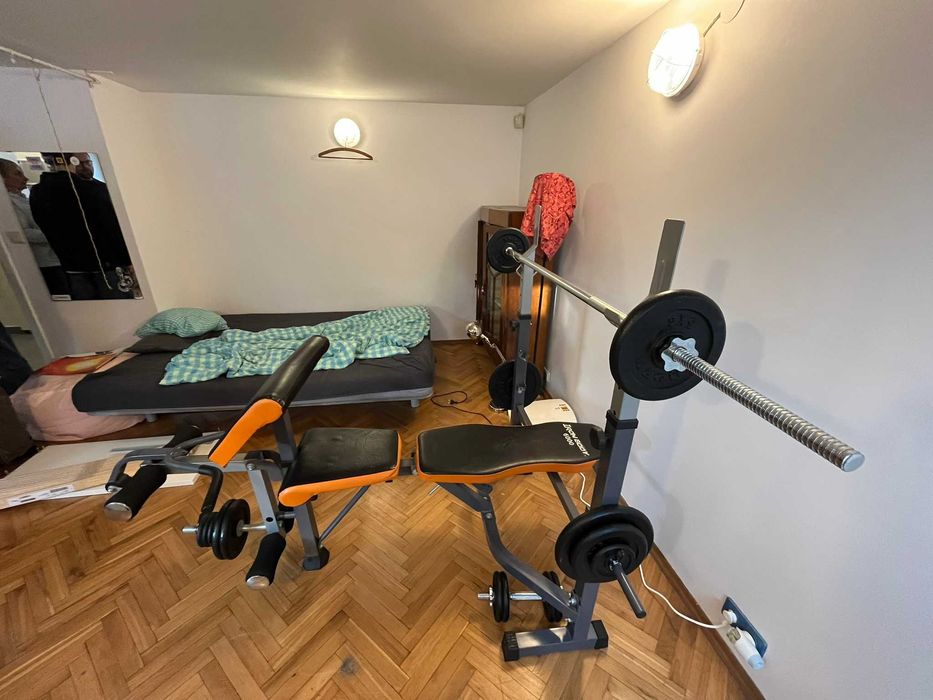 zestaw kulturystyczny 84kg