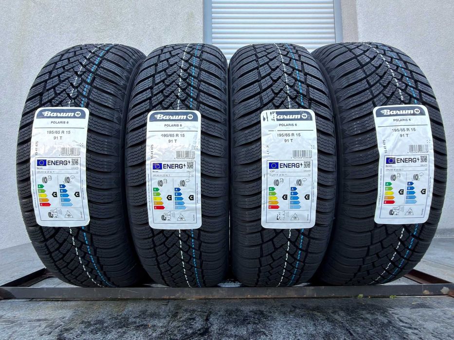x4 zimowe 195/65R15 Barum Polaris 6 prod. 2025rok! 91T C,C,72db gwaran